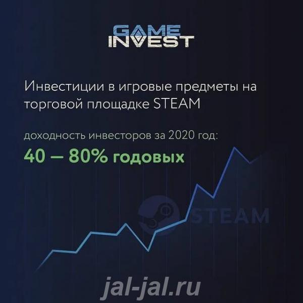 Инвестиции в игровые предметы Steam с доходом 40-90.  Москва